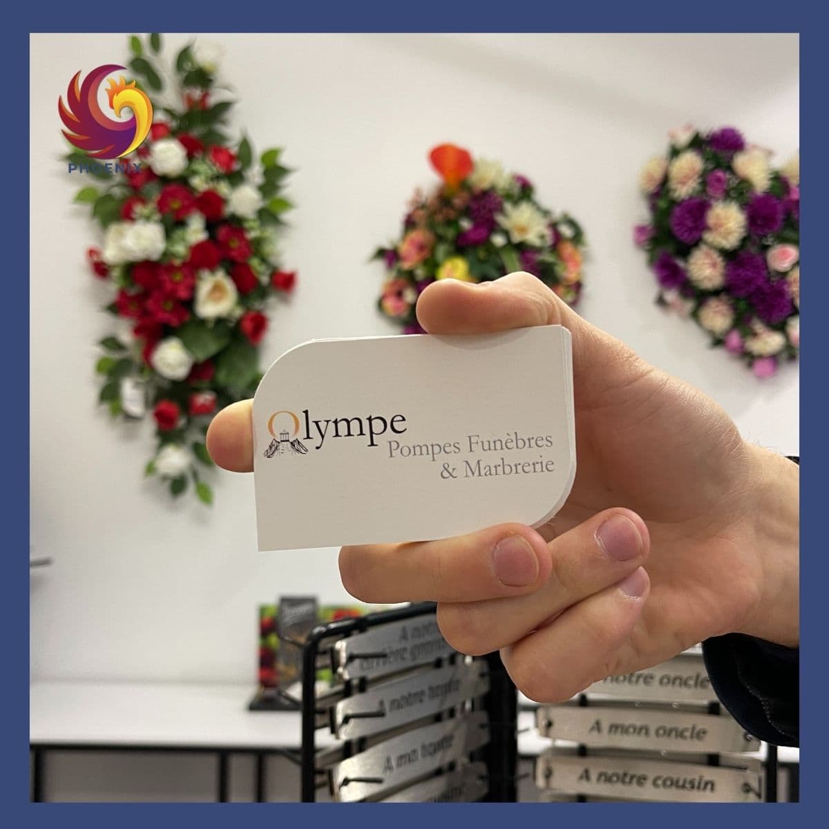 Carte de visite Olympe recto
